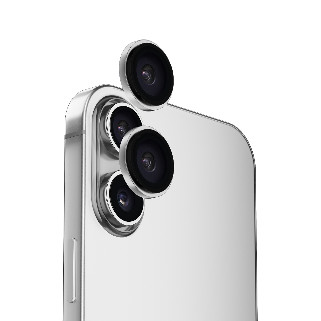 Anank 10X Reinforced 99% AR Lens Guard for iPhone 17 | Silver Anank 10X Reinforced 99% AR Lens Guard for iPhone 17 | Silver